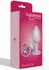 ToyJoy HAPPINESS Shine Like A Star Plug with Gemstone Accent, Silicone, Black