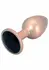 ToyJoy HAPPINESS Shine Like A Star Plug Silicone Gemstone Base Black S