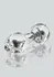 TOYJOY GLASS WORXX Stargazer Glass Plug Medium Clear