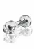 TOYJOY GLASS WORXX Stargazer Glass Plug Medium Clear