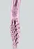 TOYJOY GLASS WORXX Dual-Ended Rhinestone Wand Pink Glass 21 cm