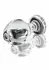 TOYJOY GLASS WORXX Brilliant Anal Star Glass Plug, Bulbous Tip, Clear