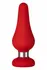 FORTO F-21 Tear Drop Large Intimate Plug Red Premium Silicone