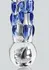TOYJOY GLASS WORXX Diamond Dazzler Dong Blue Glass Intimate Model