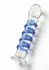 TOYJOY GLASS WORXX G-Spot Gemstone Curved Glass Intimate Device Blue
