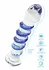 TOYJOY GLASS WORXX G-Spot Gemstone Curved Glass Intimate Device Blue