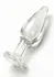 TOYJOY GLASS WORXX Star Sparkler - Glass Plug, Tapered, Clear