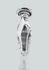 TOYJOY GLASS WORXX Star Sparkler - Glass Plug, Tapered, Clear