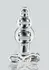 TOYJOY GLASS WORXX Crystal Anal Jewel - Glass Plug with Flared Base