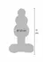 TOYJOY GLASS WORXX Crystal Anal Jewel - Glass Plug with Flared Base