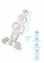 TOYJOY GLASS WORXX Crystal Anal Jewel - Glass Plug with Flared Base