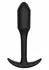 ToyJoy Smooth Plug Large Silicone Anal Model 12.2 cm Black