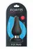 FORTO F-21 Tear Drop Large Black Premium Silicone Plug