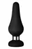 FORTO F-21 Tear Drop Large Black Premium Silicone Plug