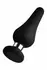 FORTO F-21 Tear Drop Large Black Premium Silicone Plug