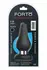 FORTO F-21 Tear Drop Large Black Premium Silicone Plug