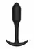 ToyJoy Smooth Plug Medium Silicone Anal Model 10.9cm Black