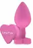 ToyJoy Booty Sweethearts Silicone Plug Heart Base Let's F*ck Black