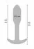 ToyJoy Smooth Anal Plug Small Silicone 9.7cm by Dream Toys - Beginner Size