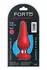 FORTO F-21 Tear Drop Medium Red Premium Silicone Plug