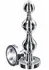 TOYJOY Diamond Star Beads Large Aluminium Plug with Silver Jewel