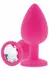 TOYJOY Diamond Booty Jewel Large Silicone Plug with Gemstone Accent