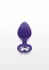 TOYJOY Diamond Booty Jewel Medium Silicone Plug with Gemstone Accent