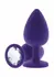 TOYJOY Diamond Booty Jewel Small Silicone Plug with Gemstone Accent
