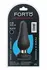 FORTO F-21 Tear Drop Medium Black Premium Silicone Plug