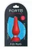 FORTO F-21 Tear Drop Small Red Premium Silicone Plug