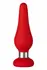 FORTO F-21 Tear Drop Small Red Premium Silicone Plug