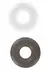 ToyJoy Stud Rings 2 pcs Adjustable Silicone Support Set Black