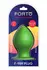 FORTO F-98R Rattler Cone Large Green Silicone Plug with Suction Base