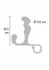 ToyJoy Power Plug Prostate Massager Black Silicone Ergonomic Design 8713221338921