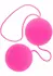 ToyJoy Funky Love Balls Vibrant Silicone Duo Sphere Pink 8713221328281