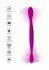 TOYJOY Infinity Double Flexible Silicone Intimate Device, USB, Purple
