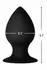 FORTO F-98R Rattler Cone Medium Black Premium Silicone Plug