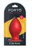 FORTO F-98 Cone Medium Red Premium Silicone Plug with Suction Base