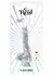 TOYJOY Get Real Clear Dildo TPE 16 cm - Transparent, Flexible Model