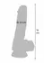 TOYJOY Get Real Clear Dildo TPE 16 cm - Transparent, Flexible Model
