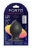 FORTO F-98R Rattler Cone Small Black Premium Silicone Plug