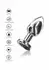 TOYJOY The Glider Vibrating Plug Small Stainless Steel 7 Modes USB
