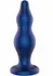 TOYJOY The Striker Metal Blue Silicone Anal Plug - Tapered, Safe Base