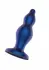 TOYJOY The Striker Metal Blue Silicone Anal Plug - Tapered, Safe Base