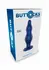 TOYJOY The Striker Metal Blue Silicone Anal Plug - Tapered, Safe Base