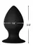 FORTO F-98 Cone Small Black Premium Silicone Plug with Suction Base