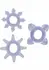 ToyJoy Tickle C-Rings Set - Flexible TPR, 3 Sizes, Smooth & Textured Design