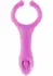 ToyJoy Vibrating Clit-Stim C-Ring by Dream Toys - Silicone, Textured, Black