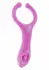 ToyJoy Vibrating Clit-Stim C-Ring by Dream Toys - Silicone, Textured, Black