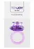 ToyJoy Flutter Ring Vibrating Silicone Intimate Device Black Adjustable